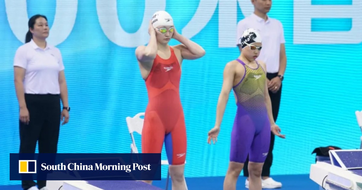 Yu, 11, grabbing swimming world’s attention but China letting her take her time