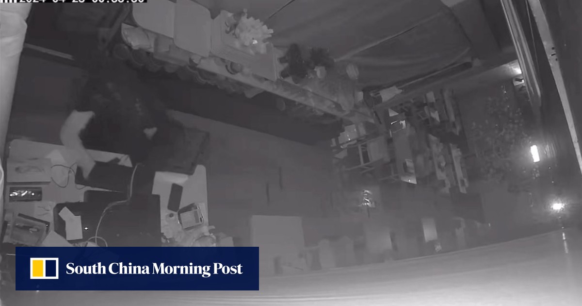 Burglar caught on camera stealing HK$53,000 from Hong Kong barbecue shop