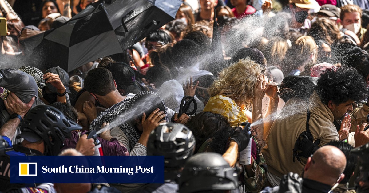 Israel-Gaza war: Columbia suspends pro-Palestinian protesters, police make arrests at Texas campus