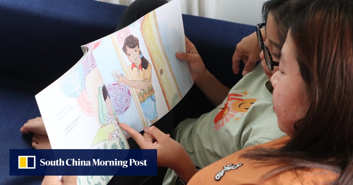 Children’s book illustrated by Hong Kong foreign domestic helpers highlights bond between families and their ‘aunties’