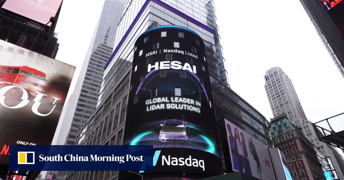 Chinese self-driving car supplier Hesai sues US defence department