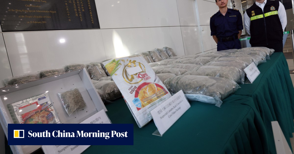Alleged Hong Kong drugs smuggler charged after sting nets HK16 million in cannabis buds stashed in cornflakes cartons and instant noodles - Vimarsana News