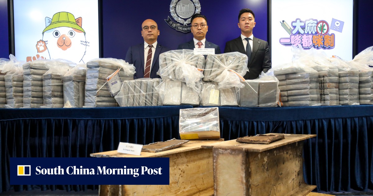 Hong Kong police make biggest cocaine bust of year, finding HK$200 million worth of drug in scrap metal from South America - Vimarsana News