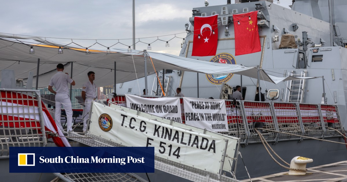 Hong Kong welcomes Turkish warship on first visit to celebrate close ties