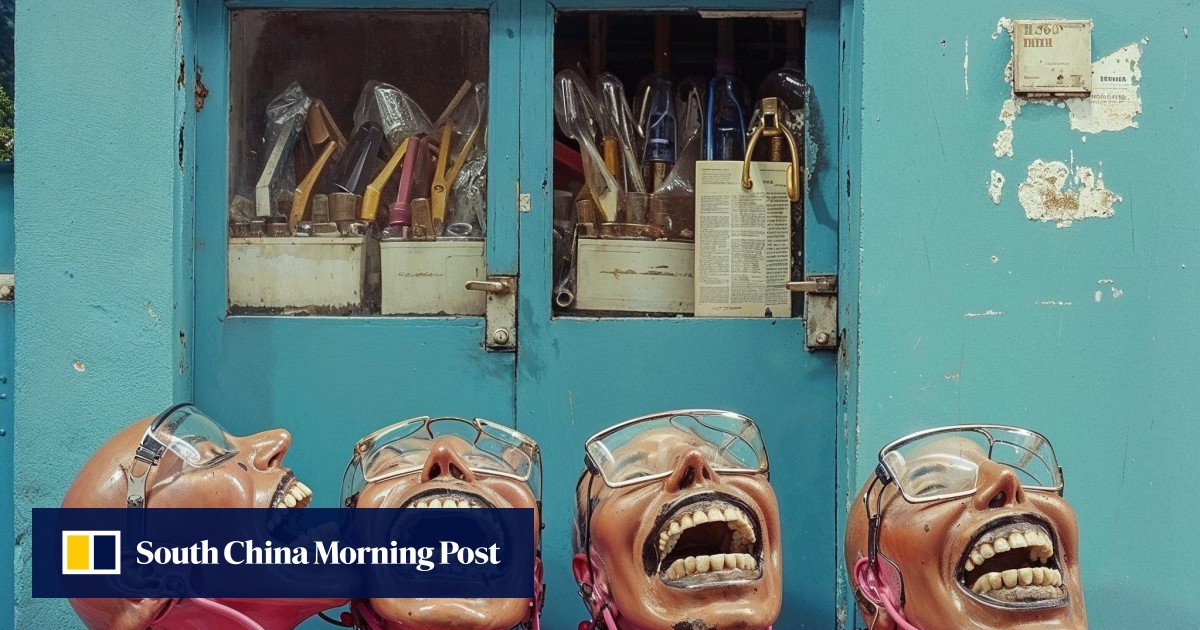 Kowloon Walled City brought back to life on Instagram using AI, in artworks that move beyond its lawless reputation