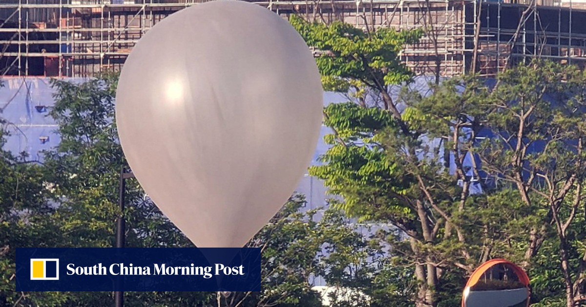North Korea sends 600 more balloons carrying rubbish over border, says South