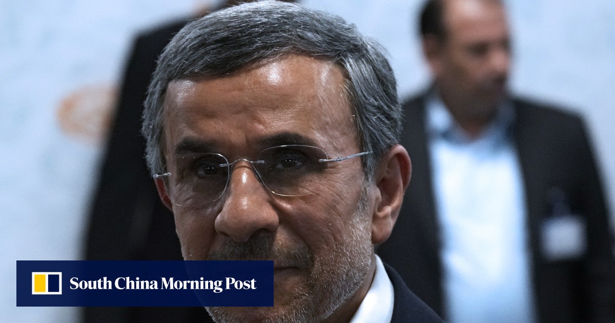 Iran’s hardline former president Mahmoud Ahmedinejad registers for presidential election