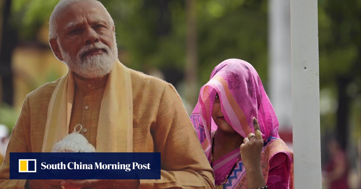 Narendra Modi set for landslide win in India election, exit polls show