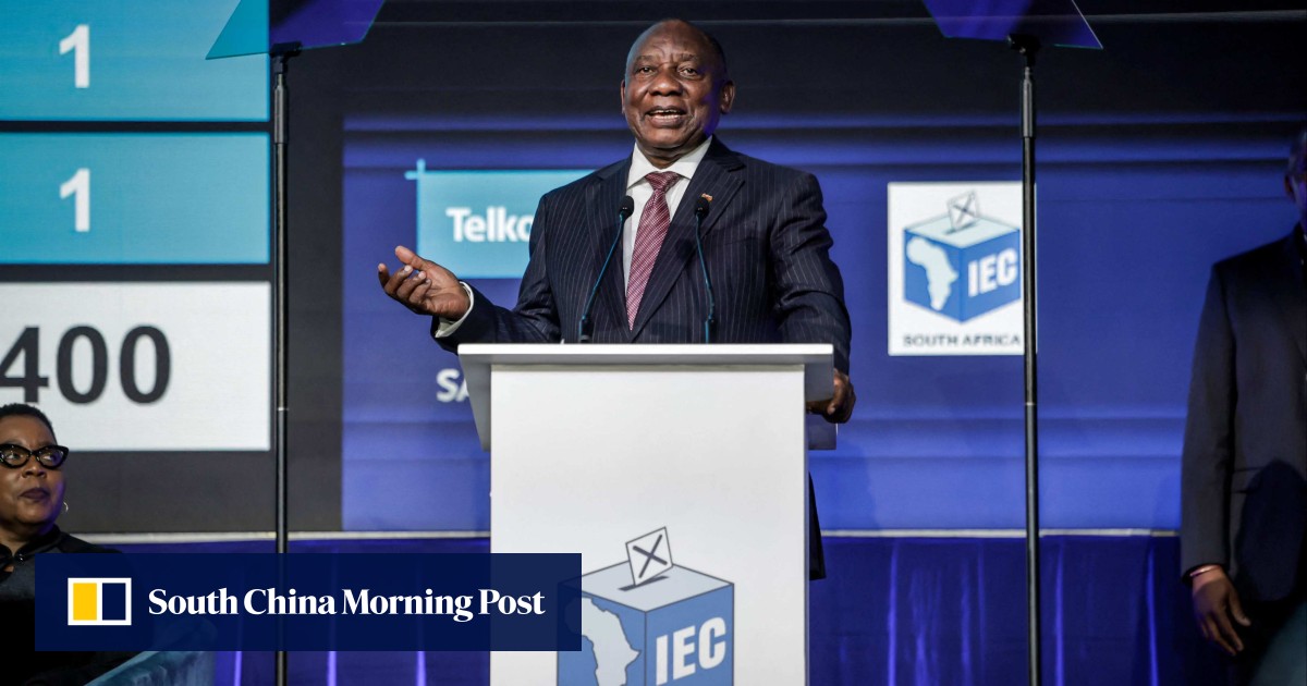 No party wins majority in South Africa’s election, official results confirm, as coalition talks start
