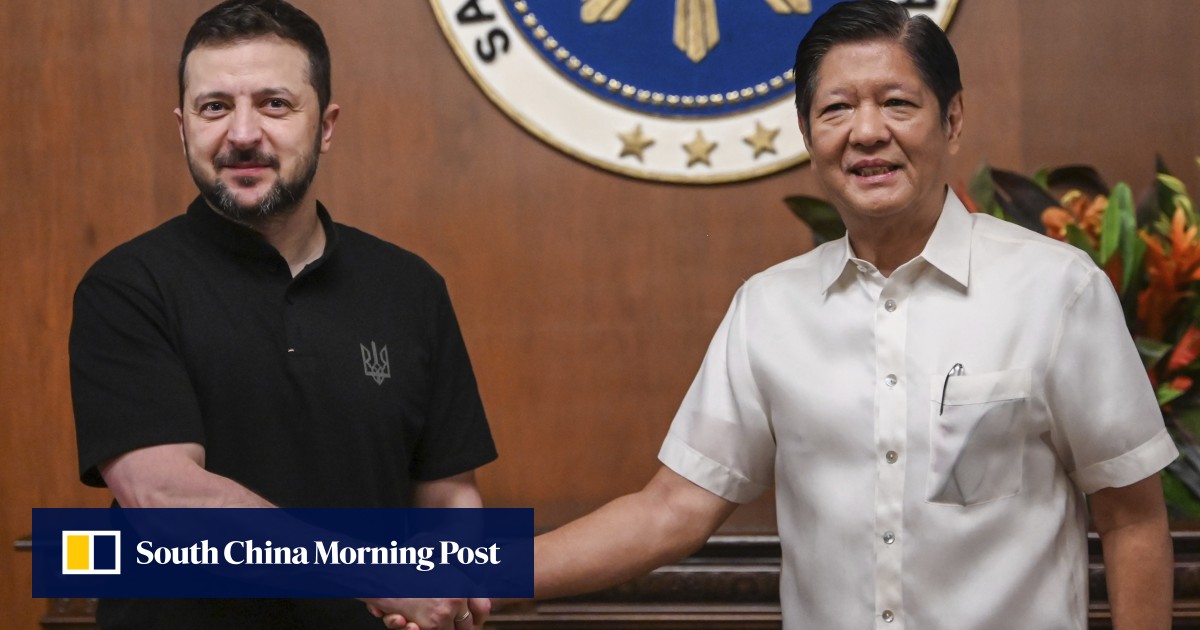 Ukraine’s Zelensky makes surprise stop in Philippines to meet Marcos Jnr