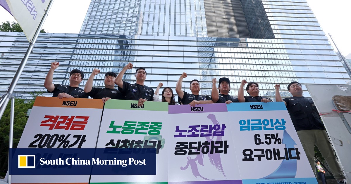 South Korea’s Samsung workers stage first strike: ‘largely symbolic, but it’s a beginning’