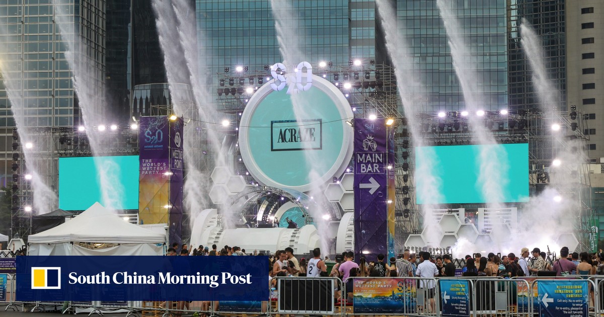 Revellers soak up S2O Hong Kong Songkran Music Festival, but mood mixed