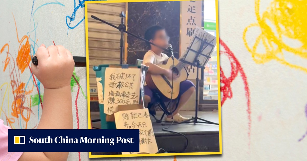 Unique discipline: China parents make son, 8, busk for cash to repair ...
