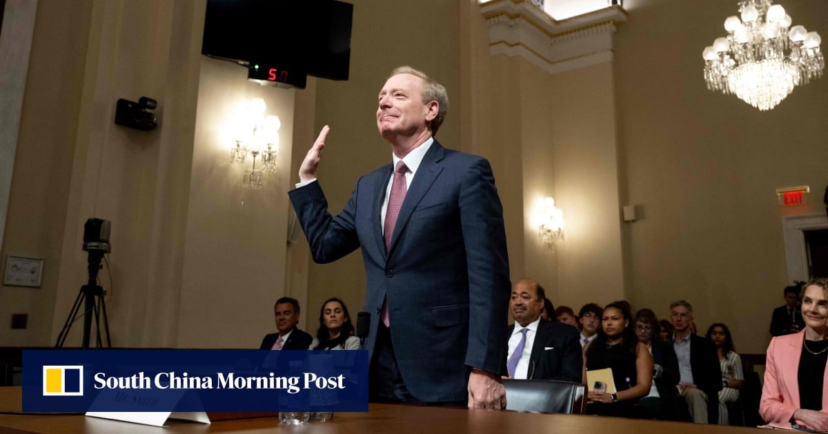 Microsoft president testifies over security lapses after China-linked hack Microsoft president testifies over security lapses after China-linked hack