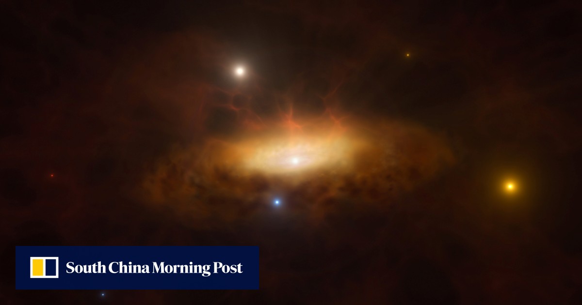 Supermassive black hole seen ‘awakening’ for 1st time
