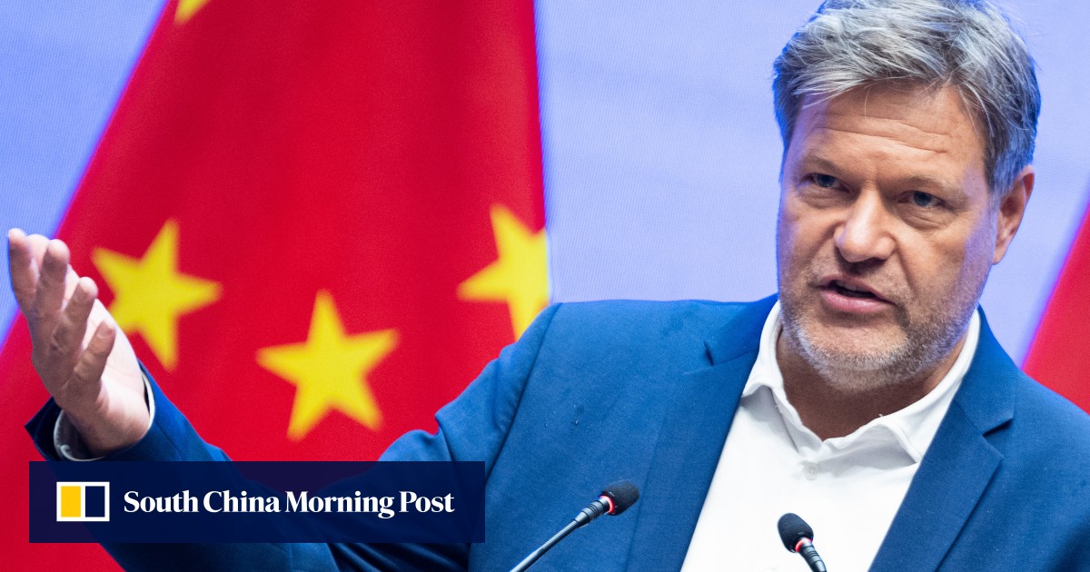 German Economy Minister Robert Habeck calls on China to transition away from coal power