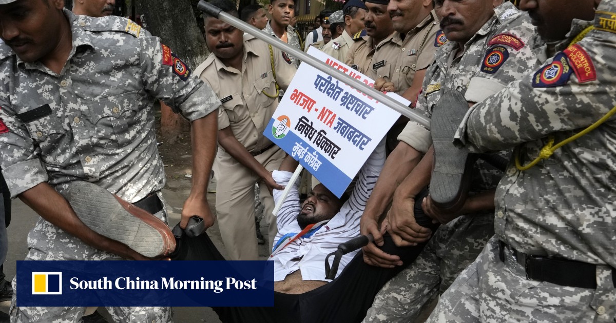 India medical school exam scandal ignites attacks against Modi’s government India medical school exam scandal ignites attacks against Modi’s government