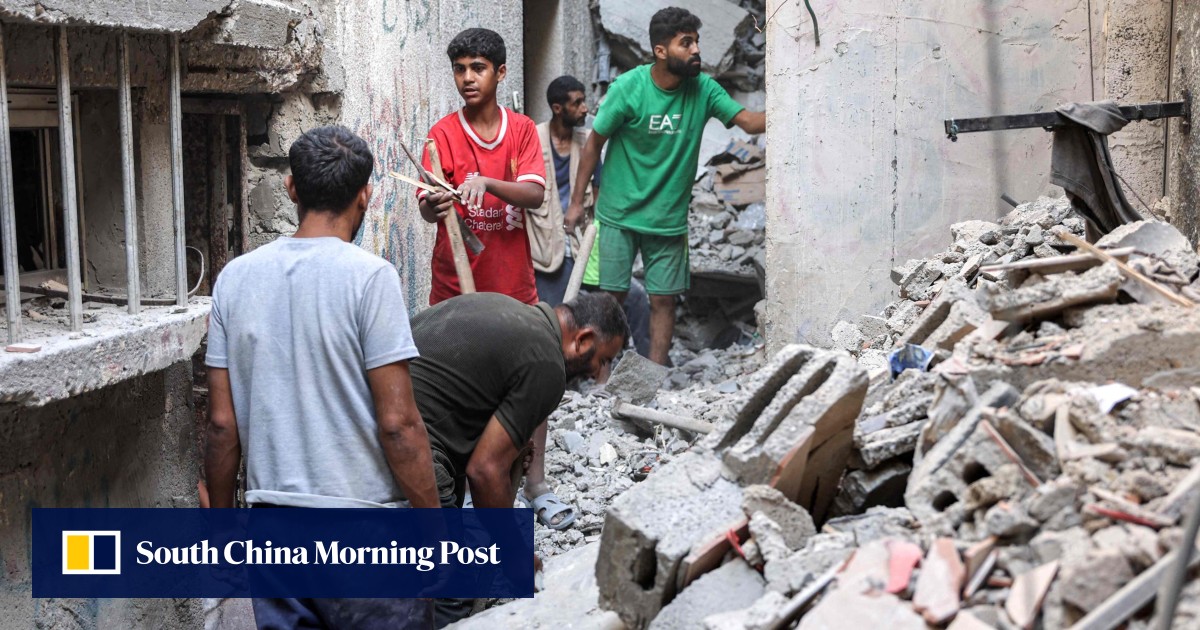 Gaza war: Israeli air strikes kill 24 Palestinians, including relatives of Hamas chief