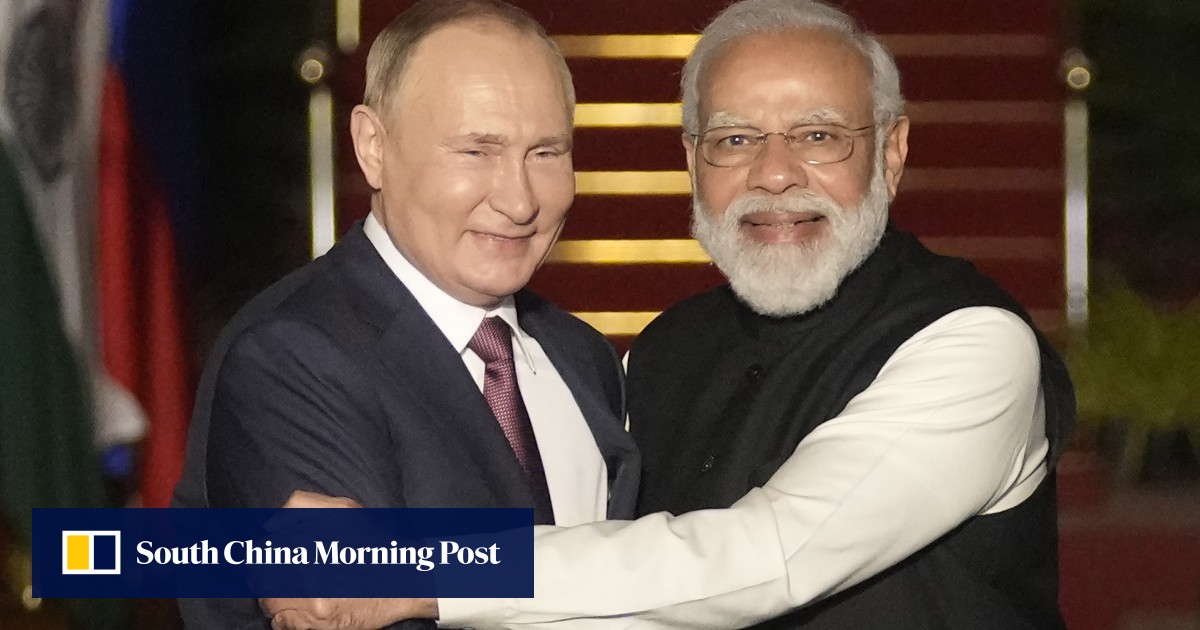India’s Modi visits Russia for the first time since the Ukraine war, underlining the relations between Delhi and Moscow