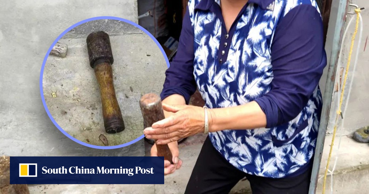 Elderly woman in China defies death after using hand grenade as hammer for 20 years