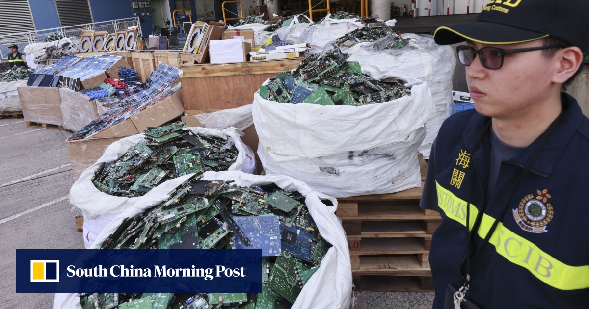 Hong Kong customs seizes HK$100 million haul of smuggled goods bound for Malaysia
