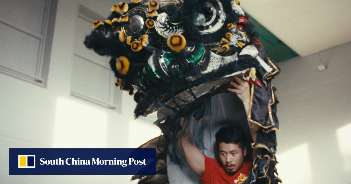 How British-Chinese lion dancer in documentary stops being shy wearing lion head, uniform
