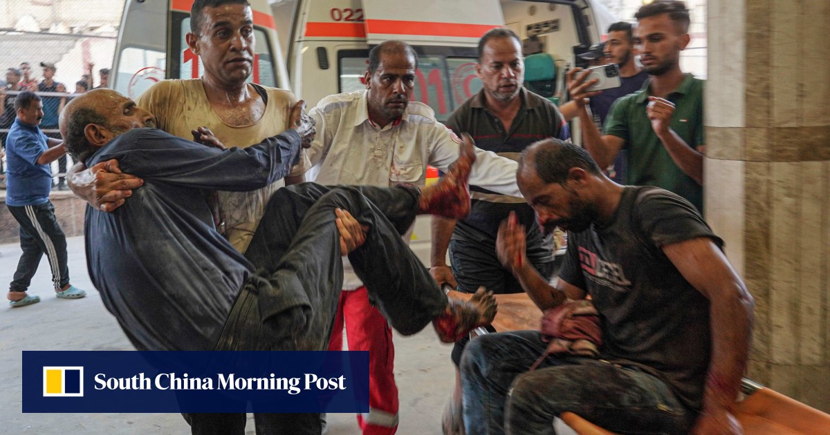 At least 10 dead in attack on Gaza school housing Palestinians, hospital source says