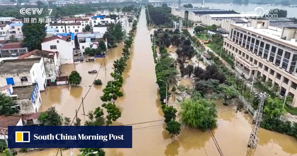 洪水北移 中国15省发布紧急预警