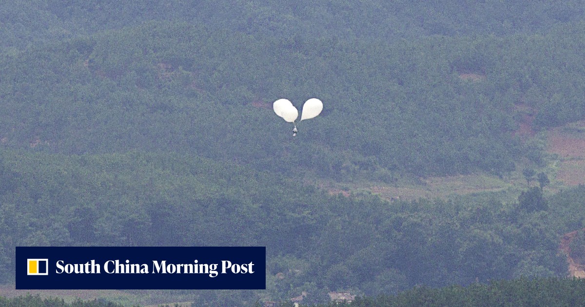 North Korea trash balloons disrupt flights in Seoul, cause rooftop fire ...