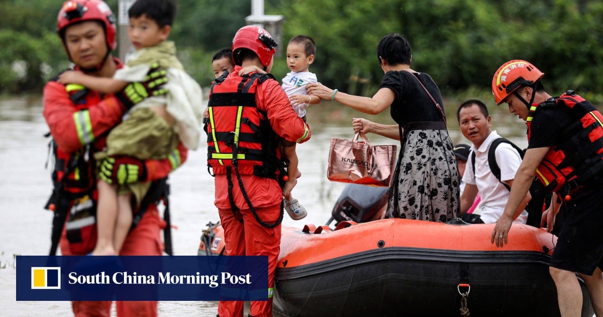 China battles heavy rain, major flooding as thousands evacuated in ...