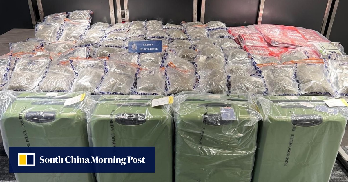 Hong Kong police arrest man, 34, over HK million worth of cannabis hidden in van