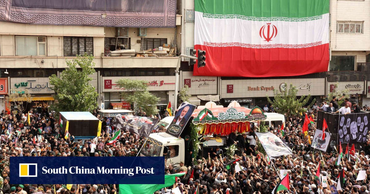 Iran Holds Funeral for Assassinated Hamas Leader
