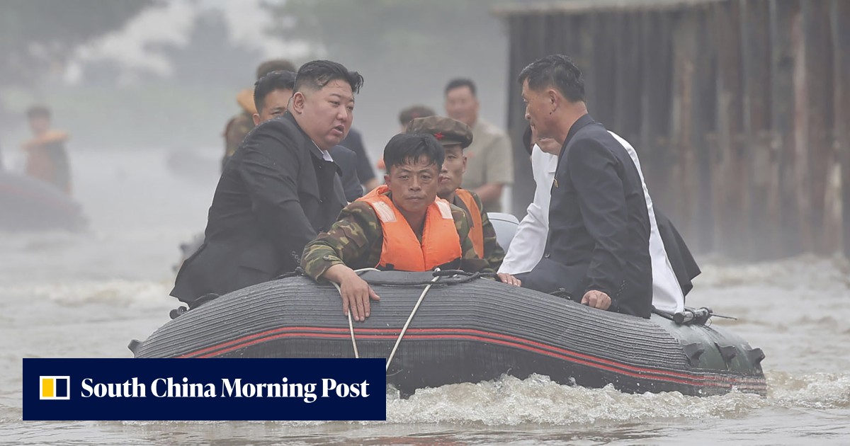北朝鮮の金正恩氏、韓国の援助申し出後、洪水被害の「噂」で韓国の「クズ」を非難