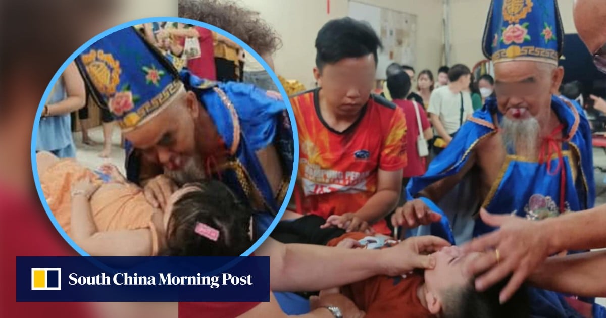 'Blood kiss' Malaysian shaman accused of abuse over gory ritual ...
