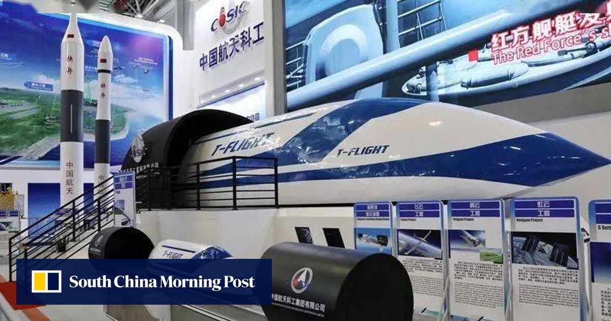 China Hyperloop test
