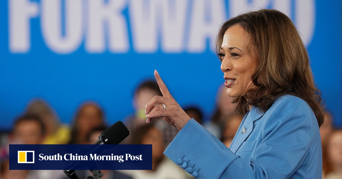 Kamala Harris lays out plan for US ‘opportunity economy’ in first policy speech
