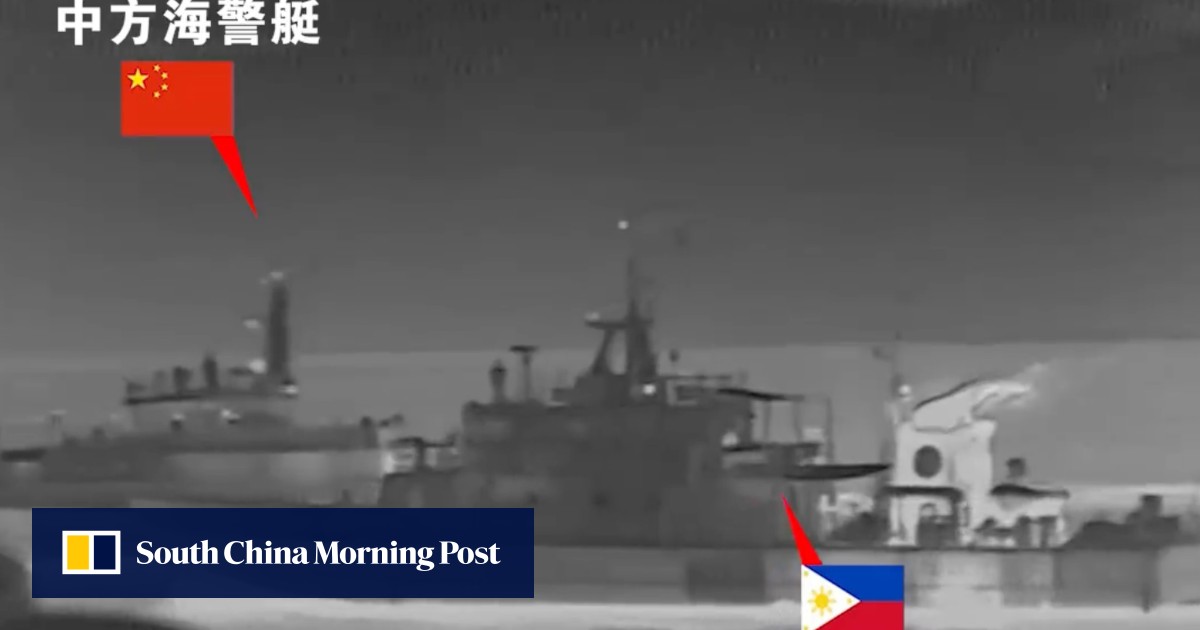 Philippine Coast Guard accused of ‘ramming’ in collision at Sabina Reef in South China Sea