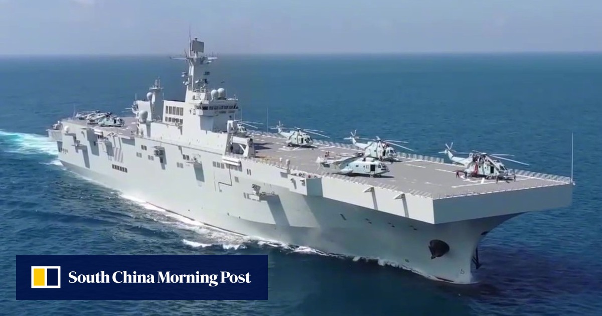 China’s most advanced amphibious assault ship spotted near Japanese waters