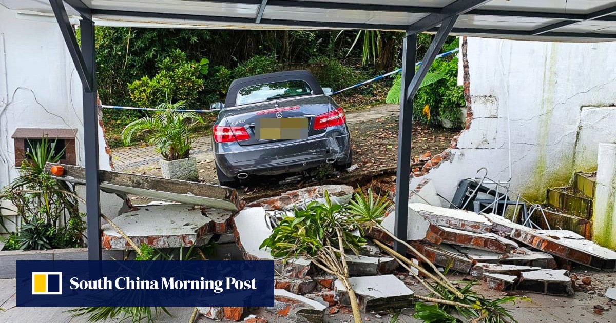 90-year-old Hong Kong man injured while trying to stop his Mercedes from rolling back into his house