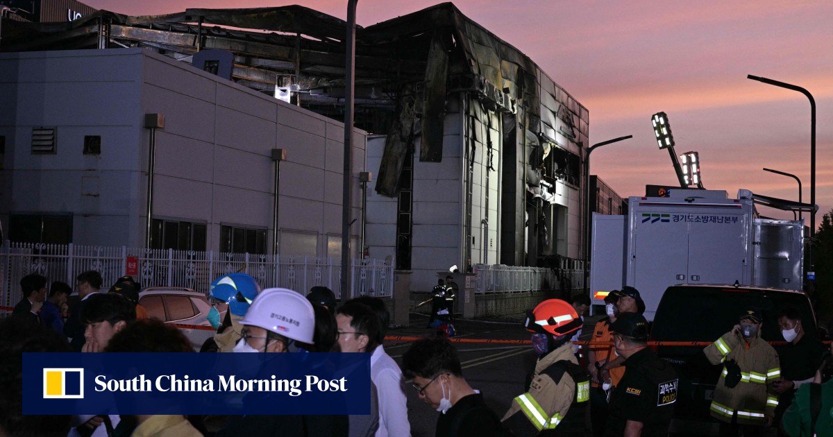 South Korea battery plant fire probe reveals Aricell flouted safety rules to meet deadline