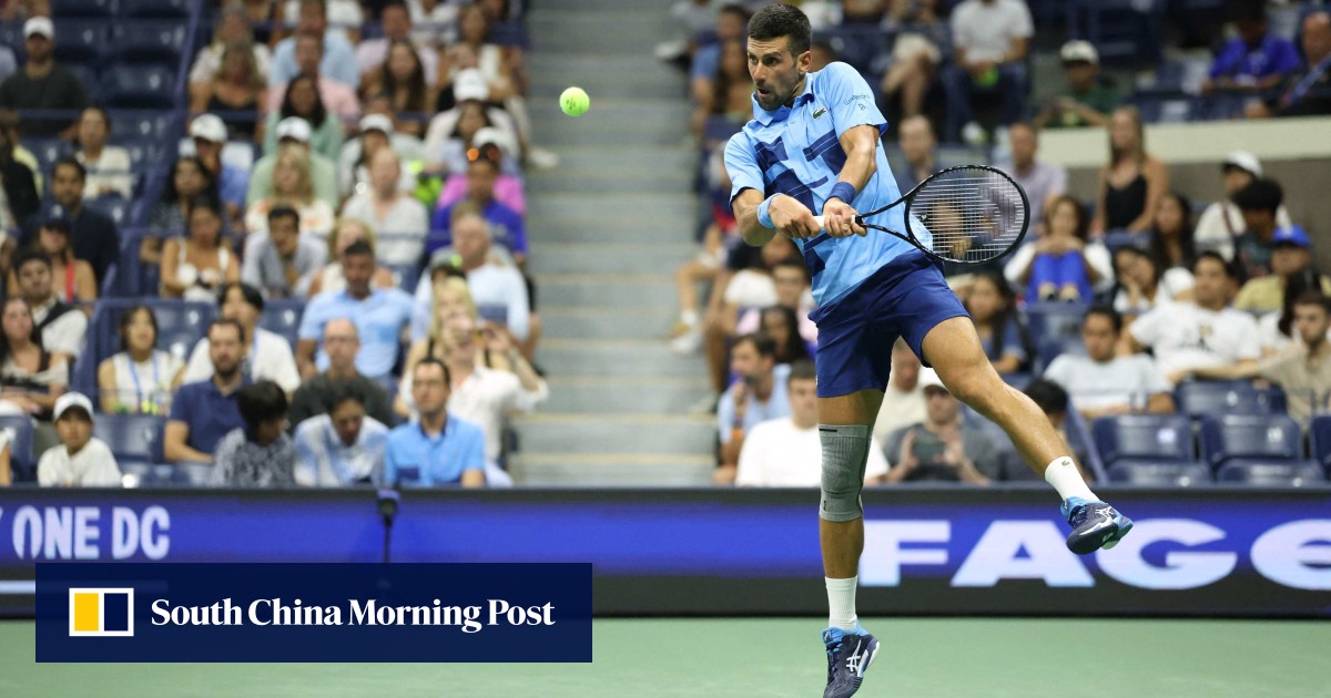 US Open: Rusty Novak Djokovic begins attempt to set Grand Slam record as Radu Albot suffers devastating defeat