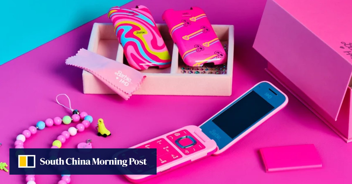 Barbie flip phone goes on sale with retro styling and no access to social media apps South China Morning Post