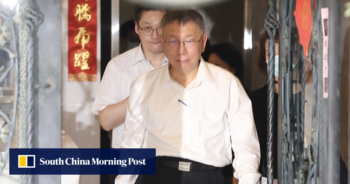 Leading Taiwan opposition politician Ko Wen-je’s home raided in corruption probe