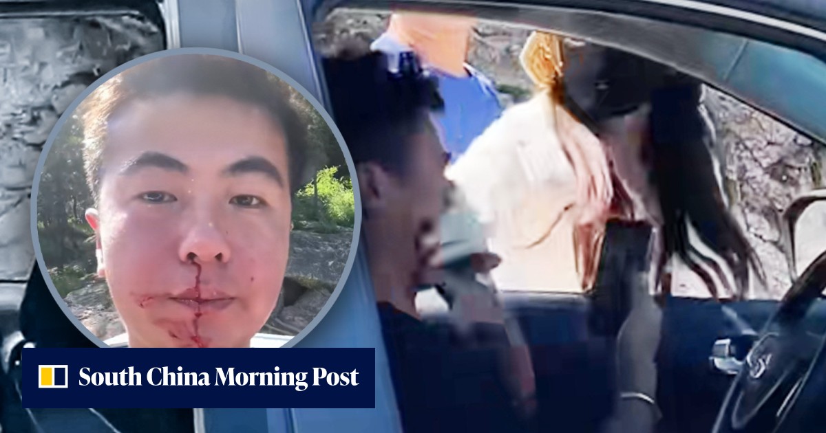 Road rage China woman faces online backlash for vicious attack on ex ...