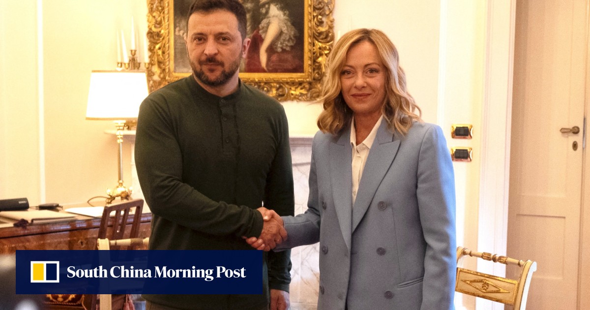 Italy’s Meloni pledges support to Ukraine after meeting with Zelensky