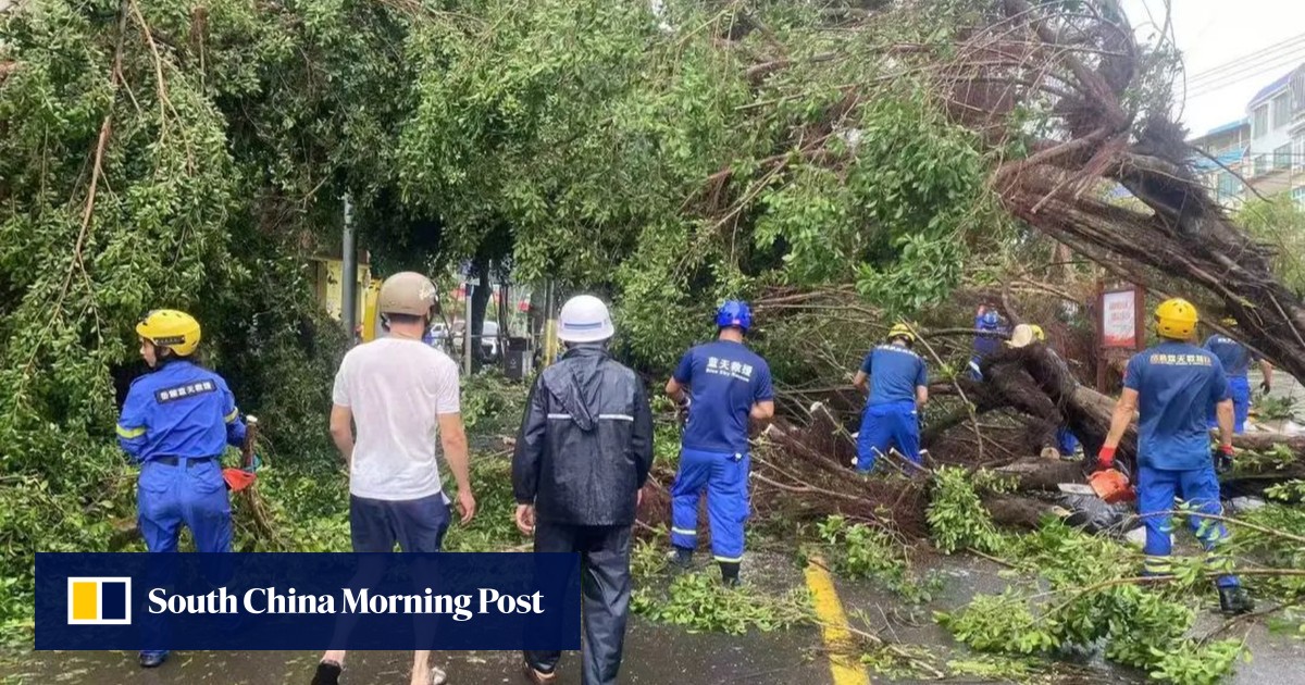 Super Typhoon Yagi Hits Southern China