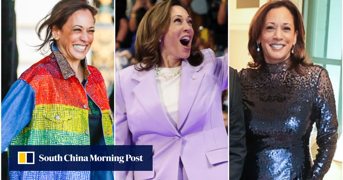 What Kamala Harris’ wardrobe really says, from bold pantsuits to chill Converse