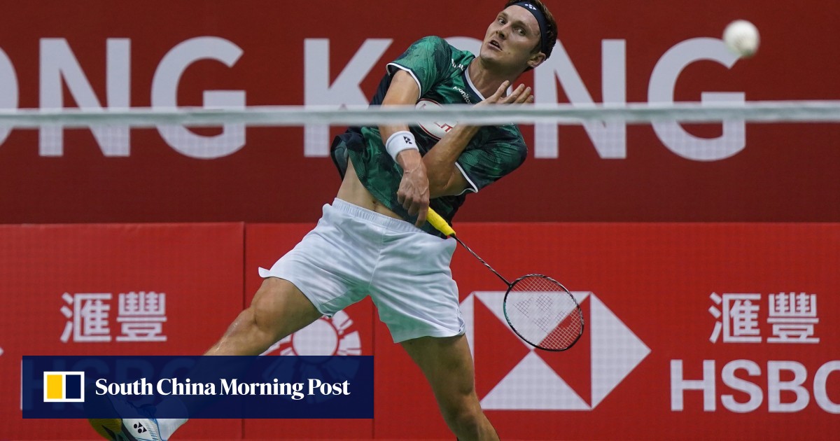 Olympic champion Axelsen shows Angus Ng no mercy at badminton’s Hong Kong Open