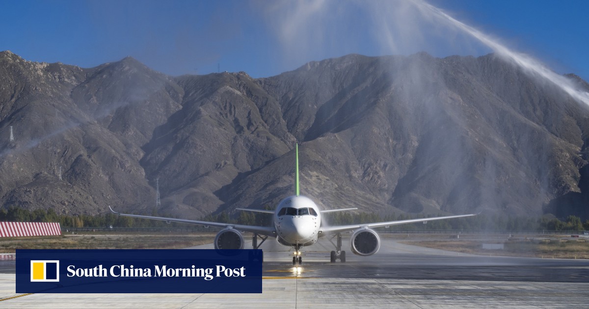 China’s home-grown C919 reaches new heights with flight to ‘roof of the ...
