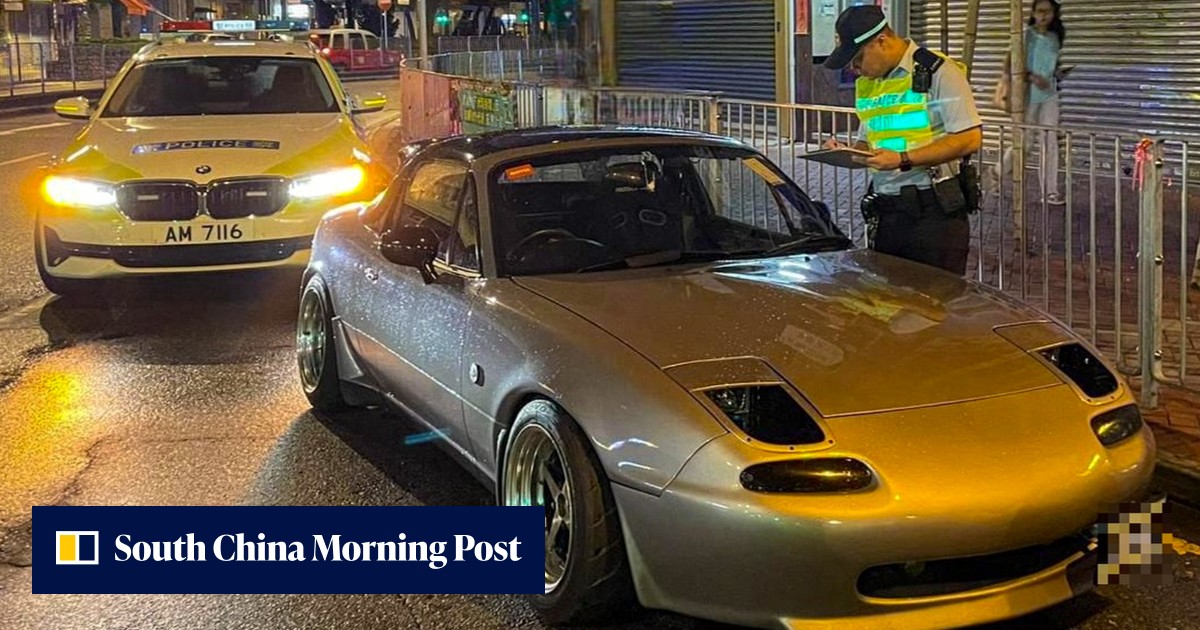Hong Kong police arrest 11 in clampdown on illegally modified cars